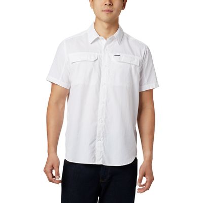 Camisa Para Hombre Manga Corta Silver Ridge™ 2.0 Blanca Vestuario