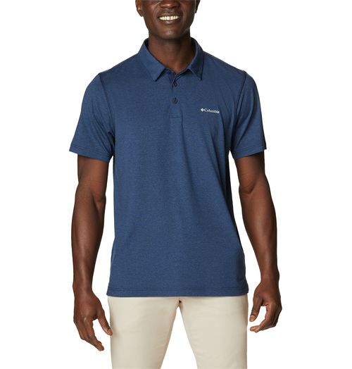 Polo Para Hombre Pique Tech Trail™ Azul Columbia