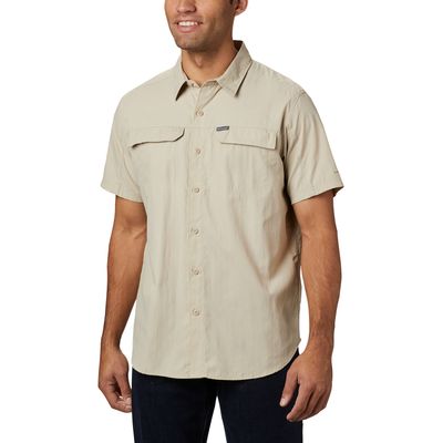 Camisa Para Hombre Manga Corta Silver Ridge™ 2.0 Beige Vestuario