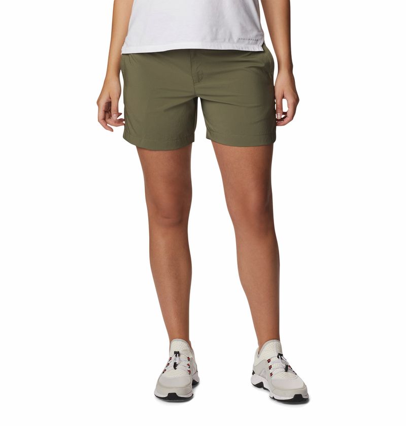 Short-Para-Mujer-Hike-Silver-Ridge-Utility™-Short-Verde-Columbia