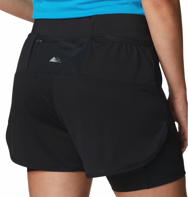 Short negro para mujer Trail Running