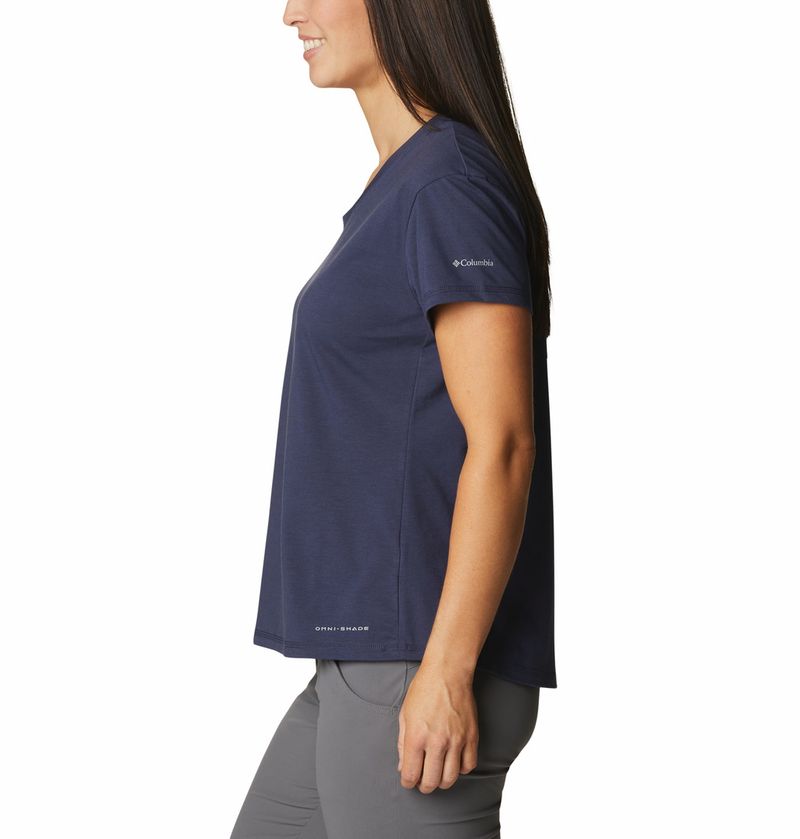 Polo-Para-Mujer-Upf-50-Sun-Trek™-Azul-Columbia