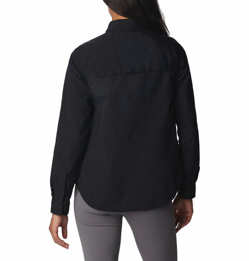 Blusa-Para-Mujer-Hike-Silver-Ridge™-3.0-Negro-Columbia