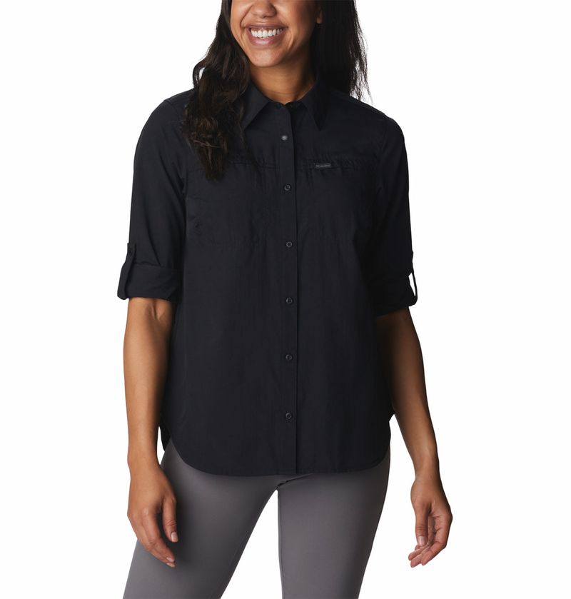Blusa-Para-Mujer-Hike-Silver-Ridge™-3.0-Negro-Columbia