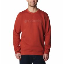 Poleron Para Hombre Crew M Columbia™ Logo Naranja Columbia