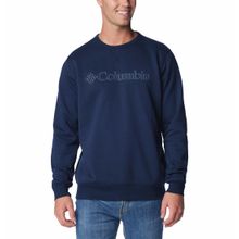 Poleron Para Hombre Crew M Columbia™ Logo Azul Columbia