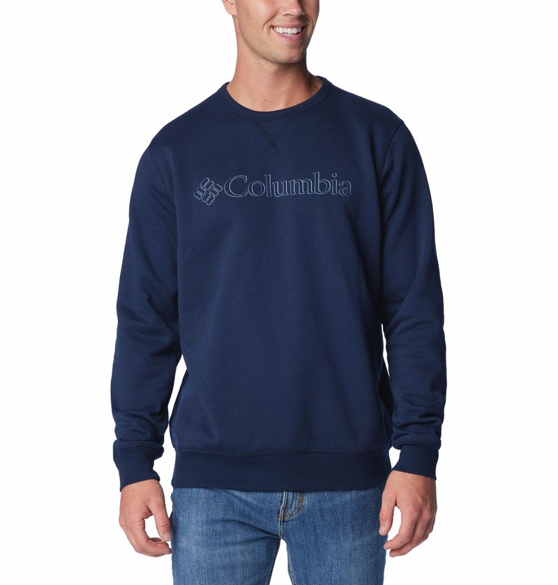 Poleron-Para-Hombre-Crew-M-Columbia™-Logo-Azul-Columbia