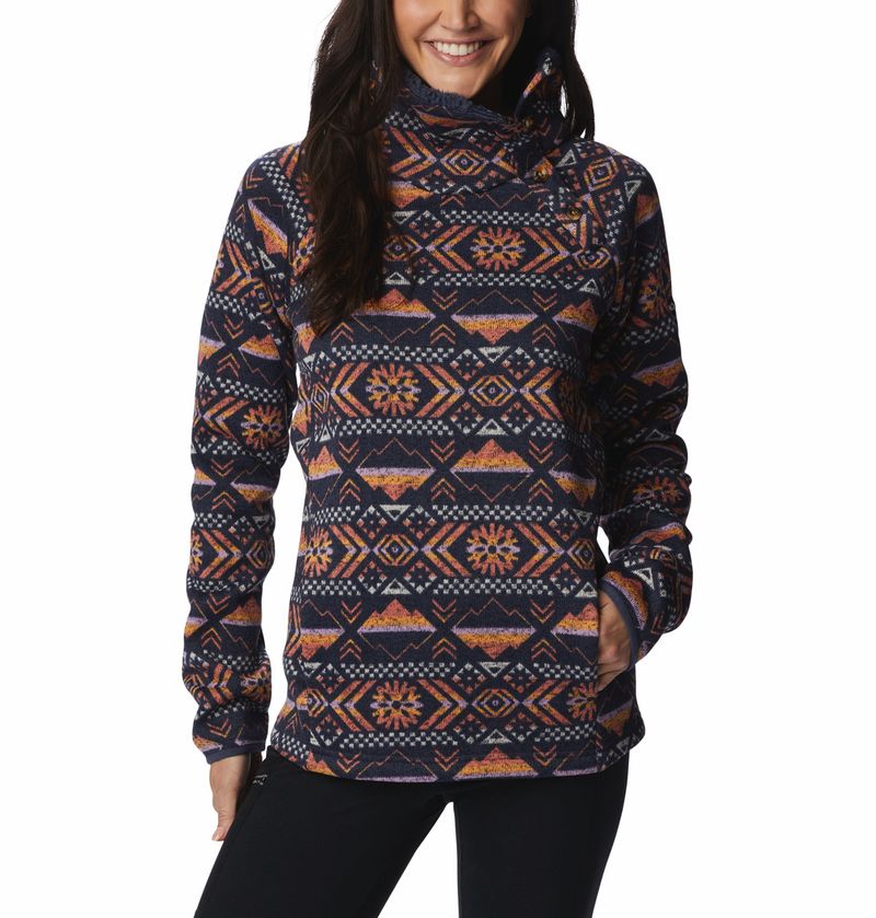 Polar-Para-Mujer-Sherpa-Sweater-Weather™-Azul-Columbia