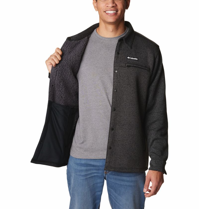 Polar-Para-Hombre-Con-Cuello-Sweater-Weather™-Negro-Columbia