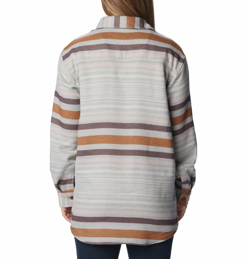 Polar-Para-Mujer-Camisero-Calico-Basin™-Gris-Columbia