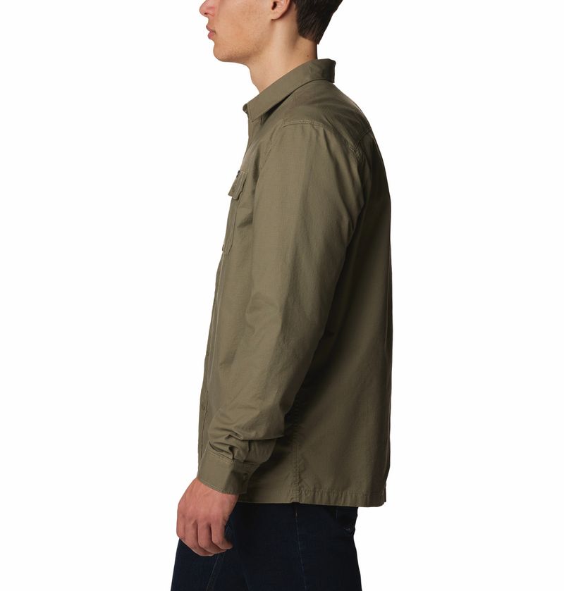 Camisa-Para-Hombre-Forrada-Landroamer™-Verde-Columbia