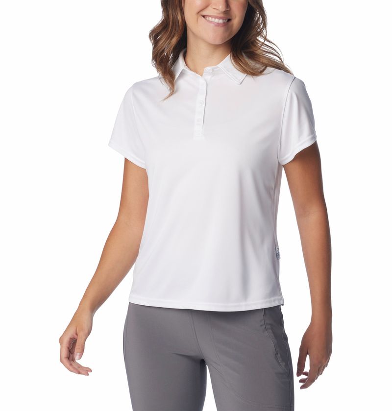 Polo-Para-Mujer-Pique-Tidal-Tee™-Blanco-Columbia