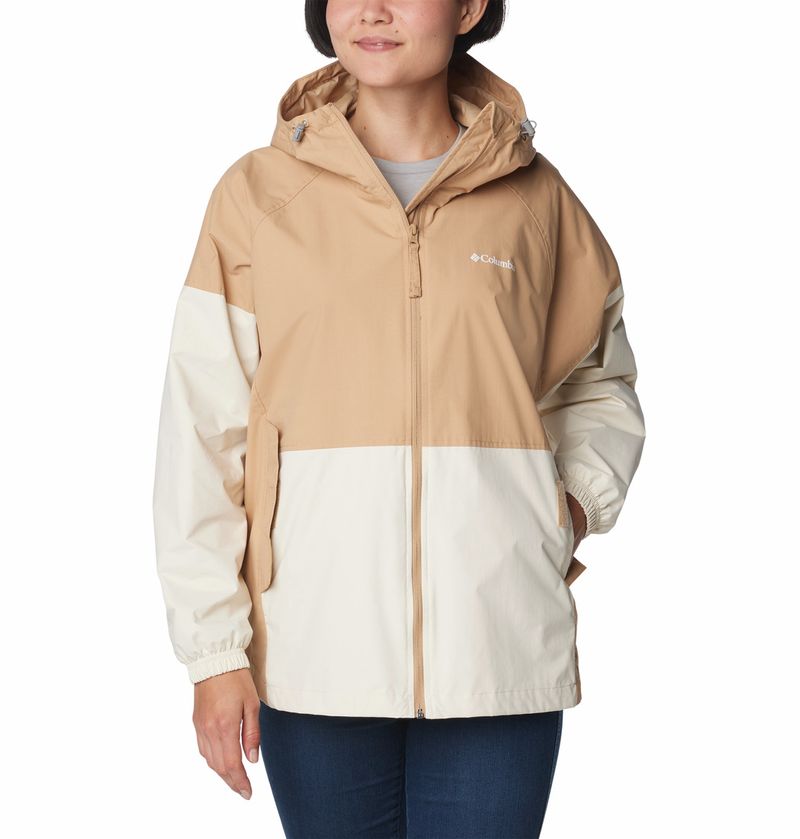 Casaca-Para-Mujer-Cortavientos-Columbia-Park™-Ii-Beige-Columbia