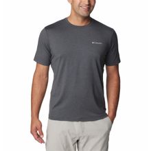 Polo Para Hombre Manga Corta Tech Trail™ Gris Oscuro Columbia