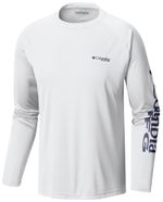 Polo-Para-Hombre-Manga-Larga-Terminal-Tackle™-Blanco-Columbia