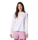 Polo-Para-Mujer-Manga-Larga-Tidal-Tee™-Blanco-Columbia