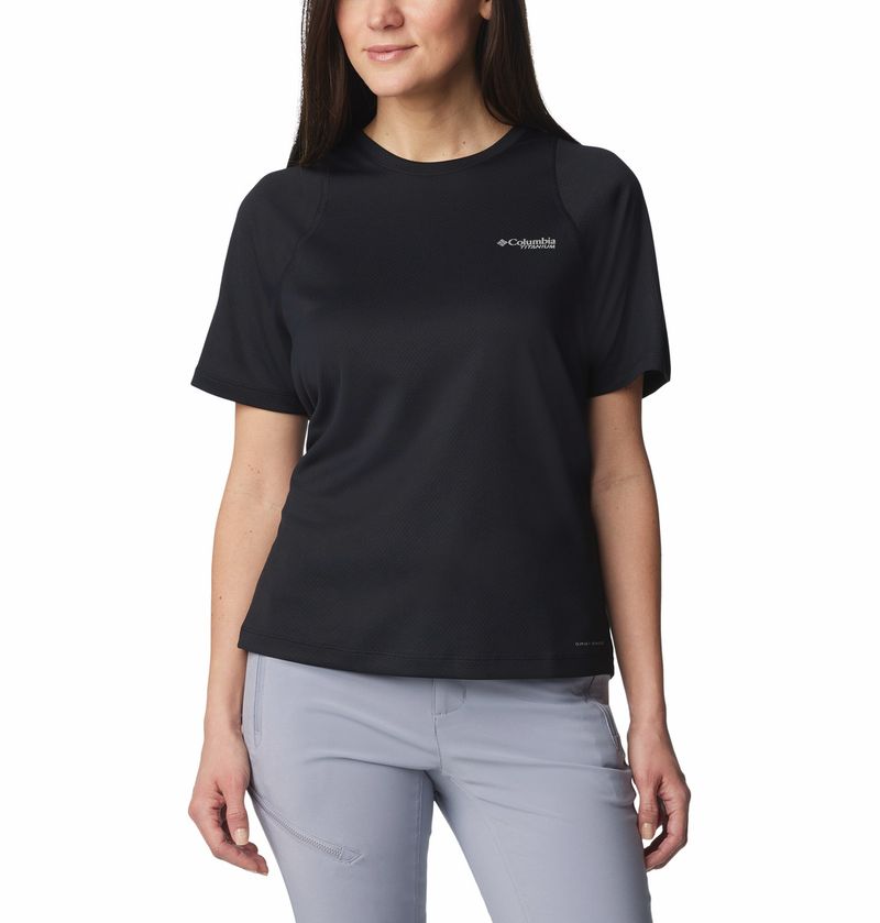 Polo-Para-Mujer-Manga-Corta-Summit-Valley™-Negro-Columbia