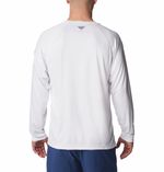 Polo-Para-Hombre-Manga-Larga-Terminal-Tackle™-Blanco-Columbia