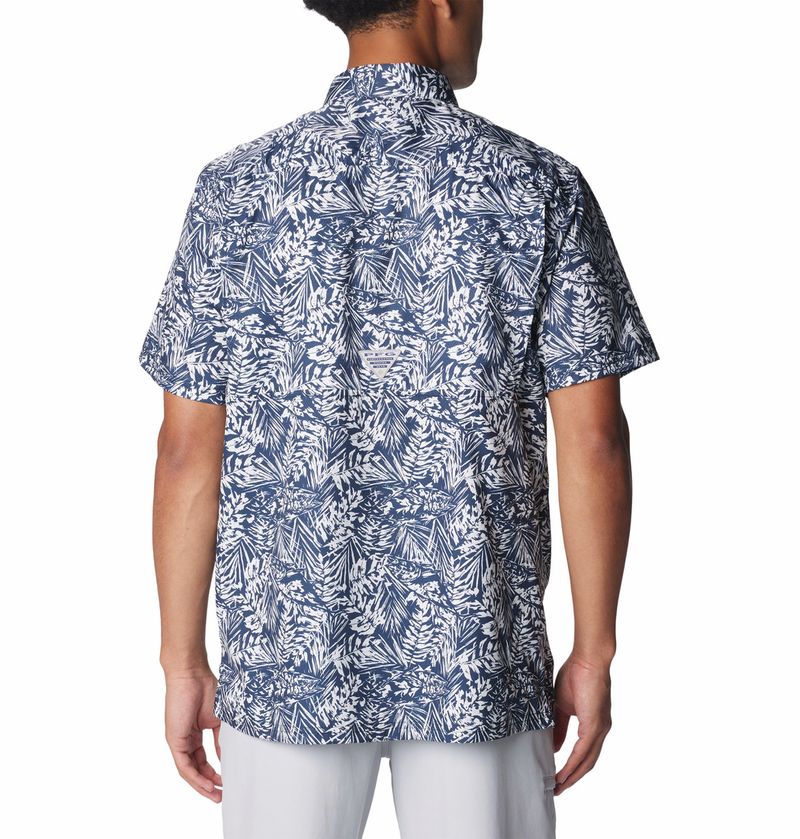 Camisa-Para-Hombre-Manga-Corta-Super-Slack-Tide™-Azul-Columbia