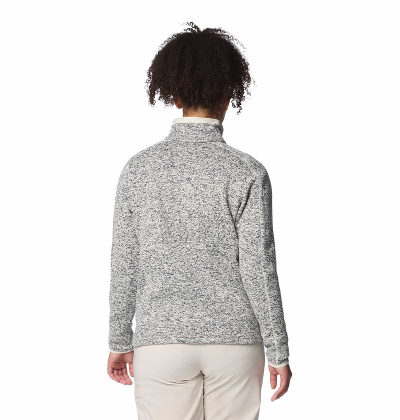 Casaca-Para-Mujer-Cierre-Completo-Sweater-Weather™-Blanco-Columbia