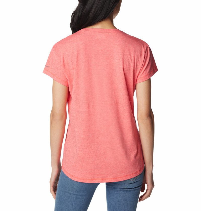 Polo-Para-Mujer-Manga-Corta-Sun-Trek™-Rosado-Columbia