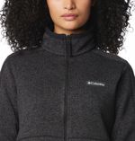 Casaca-Para-Mujer-Cierre-Completo-Sweater-Weather™-Negro-Columbia