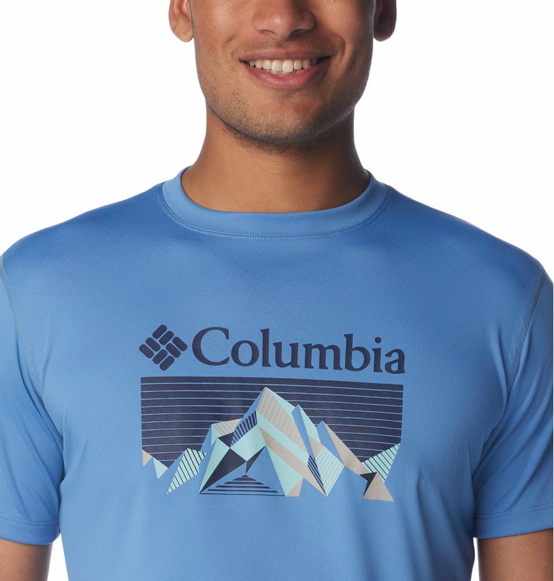 Polo-Para-Hombre-Manga-Corta-Zero-Rules™-Azul-Columbia