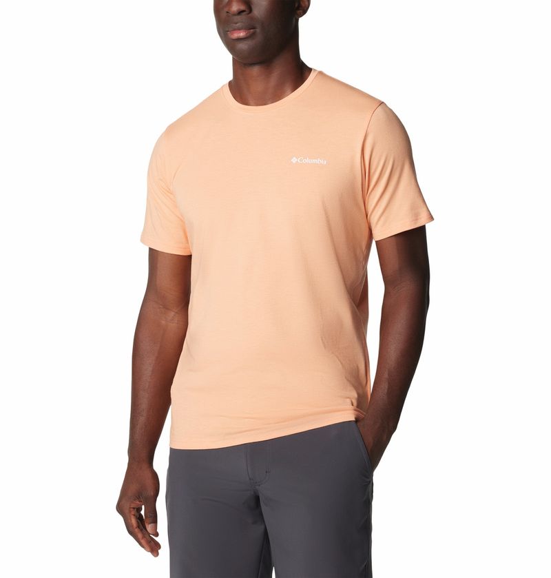 Polo-Para-Hombre-Manga-Corta-Sun-Trek™-Melon-Columbia