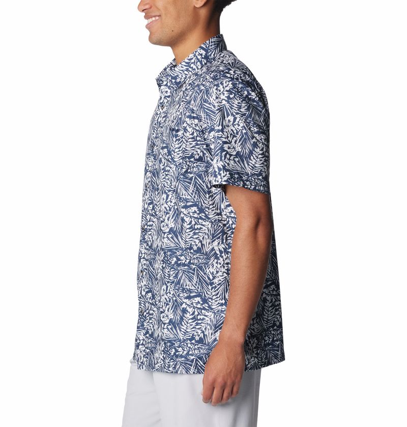 Camisa-Para-Hombre-Manga-Corta-Super-Slack-Tide™-Azul-Columbia