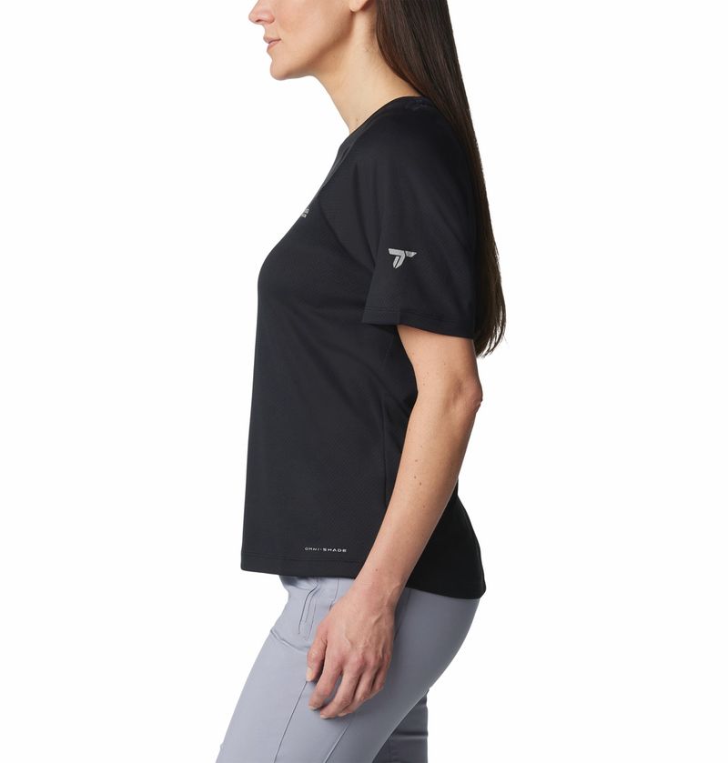 Polo-Para-Mujer-Manga-Corta-Summit-Valley™-Negro-Columbia