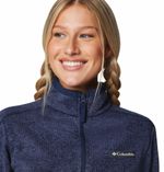 Casaca-Para-Mujer-Cierre-Completo-Sweater-Weather™-Azul-Columbia