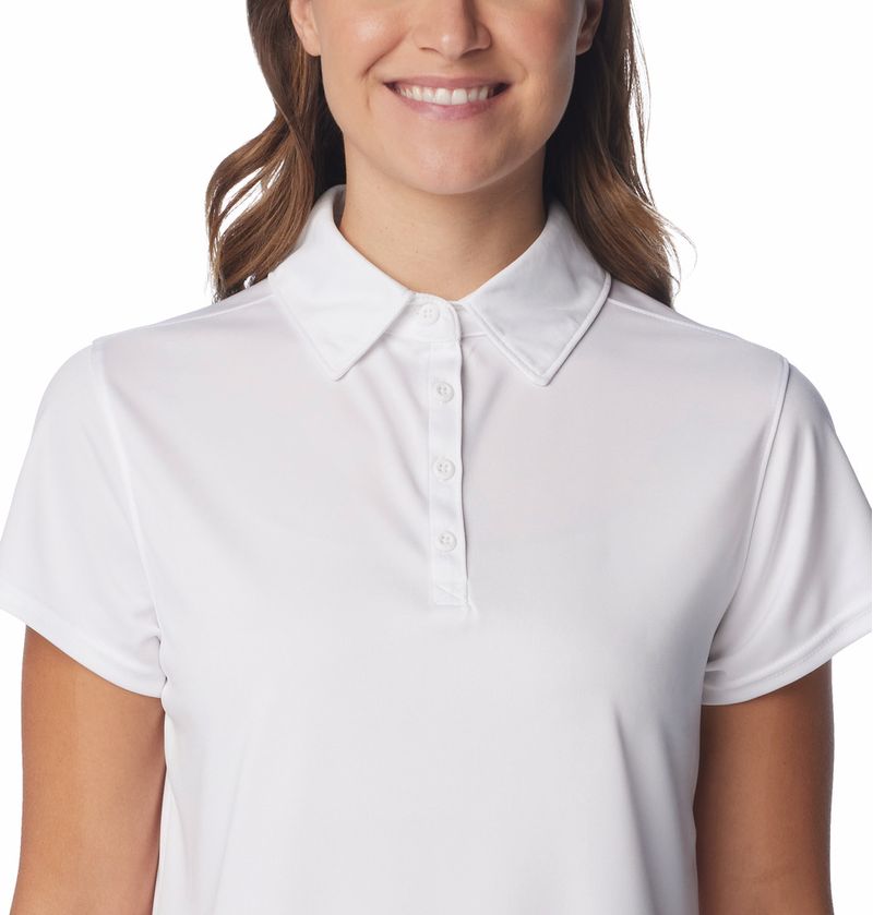 Polo-Para-Mujer-Pique-Tidal-Tee™-Blanco-Columbia