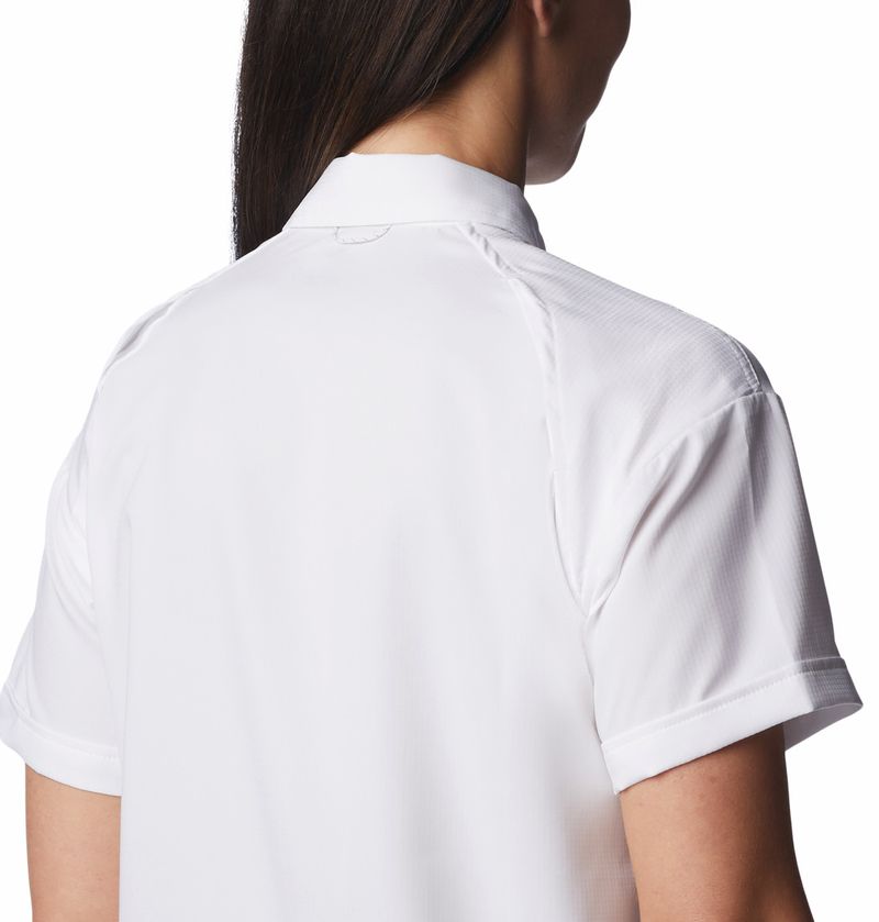 Blusa-Para-Mujer-Manga-Corta-Silver-Ridge™-Utility-Blanco-Columbia