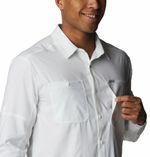 Camisa-Para-Hombre-Manga-Larga-Silver-Ridge™-Utility-Lite-Blanco-Columbia