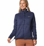 Casaca-Para-Mujer-Cierre-Completo-Sweater-Weather™-Azul-Columbia