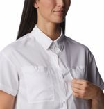 Blusa-Para-Mujer-Manga-Corta-Silver-Ridge™-Utility-Blanco-Columbia