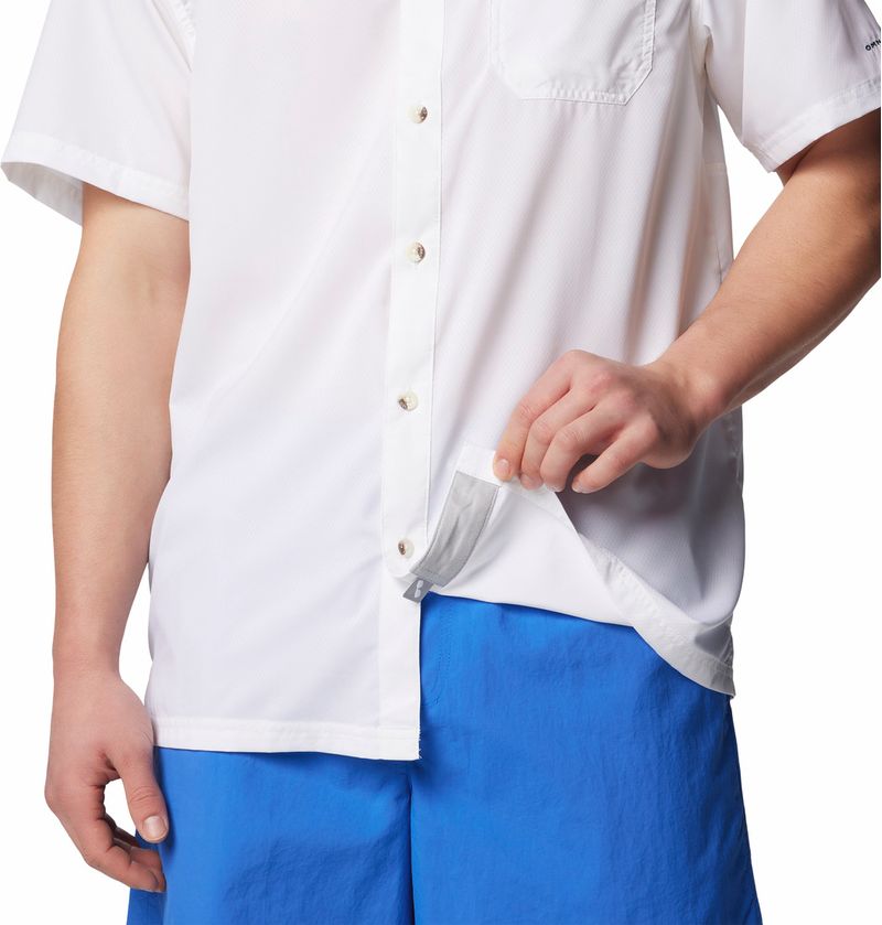 Camisa-Para-Hombre-Manga-Corta-Slack-Tide™-Blanco-Columbia