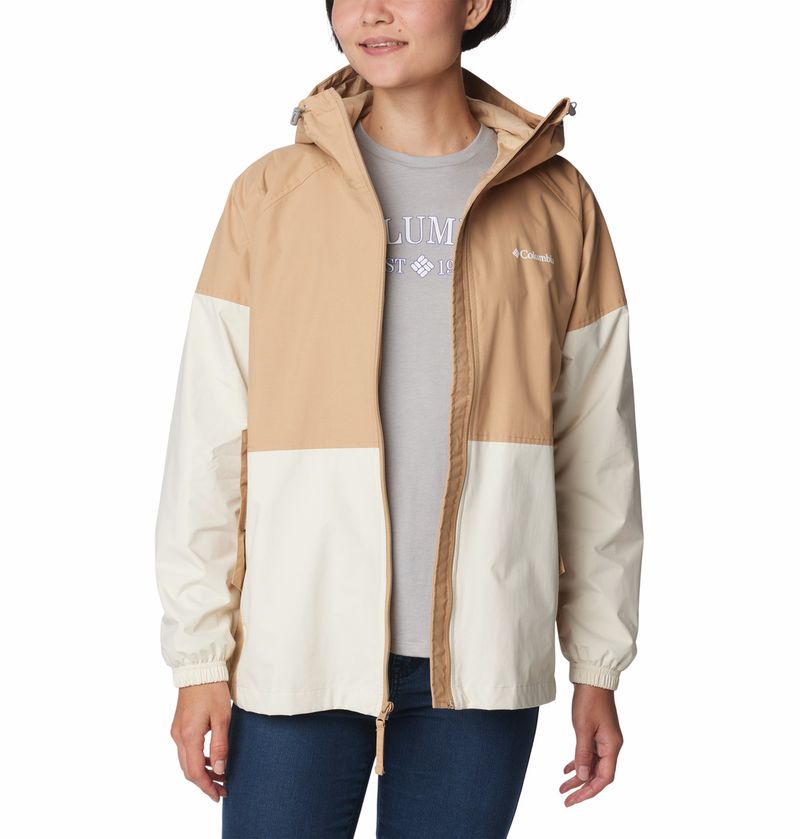 Casaca-Para-Mujer-Cortavientos-Columbia-Park™-Ii-Beige-Columbia