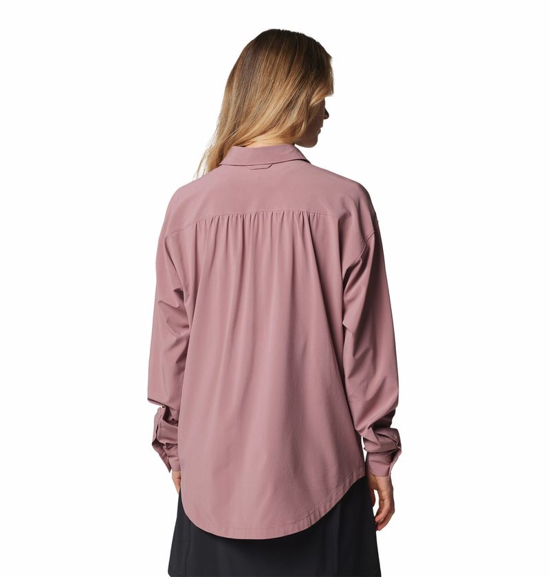 Blusa-Para-Mujer-Manga-Larga-Boundless-Trek™-Crema-Columbia