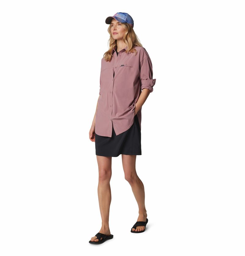 Blusa-Para-Mujer-Manga-Larga-Boundless-Trek™-Crema-Columbia