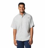 Camisa-Para-Hombre-Manga-Corta-Pfg-Tamiami™-Ii-Gris-Columbia
