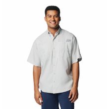 Camisa Para Hombre Manga Corta Pfg Tamiami™ ll Gris Columbia