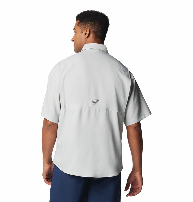 Camisa-Para-Hombre-Manga-Corta-Pfg-Tamiami™-Ii-Gris-Columbia