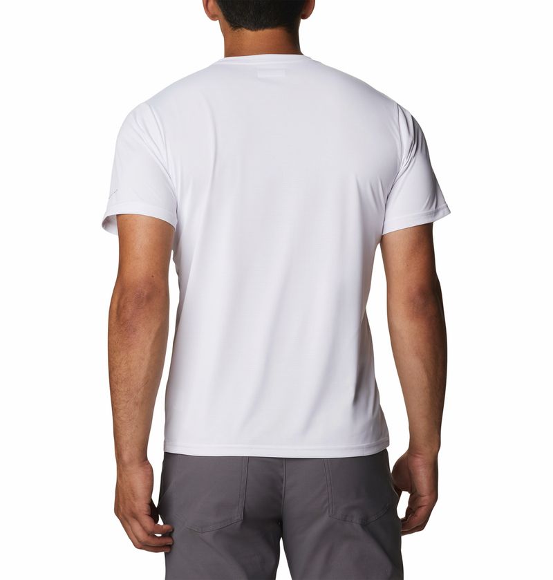 Polo-Para-Hombre-Manga-Corta-Hike™-Crew-Blanco-Columbia