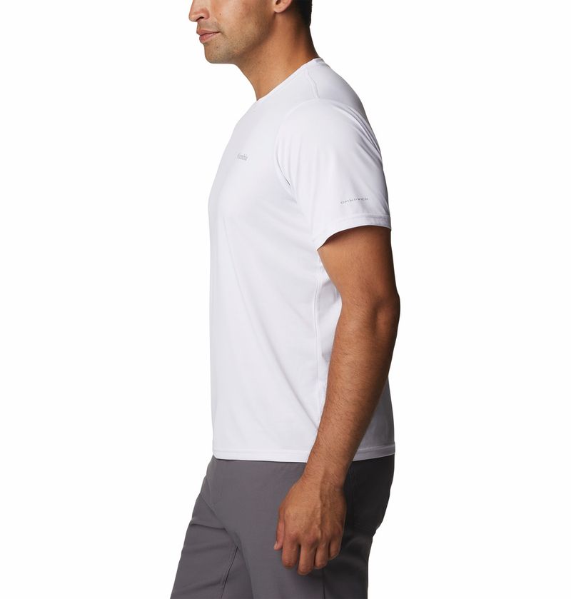 Polo-Para-Hombre-Manga-Corta-Hike™-Crew-Blanco-Columbia
