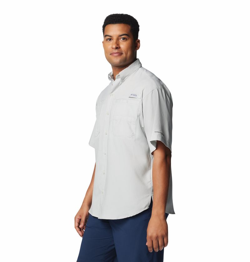 Camisa-Para-Hombre-Manga-Corta-Pfg-Tamiami™-Ii-Gris-Columbia