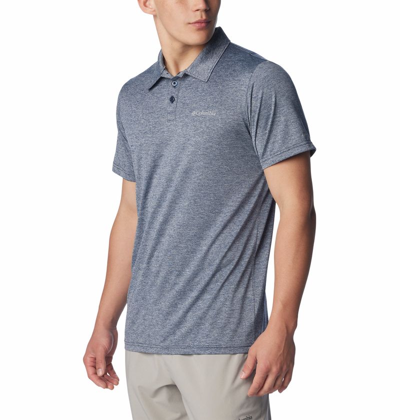 Polo-Para-Hombre-Pique-Hike™-Polo-Azul-Columbia