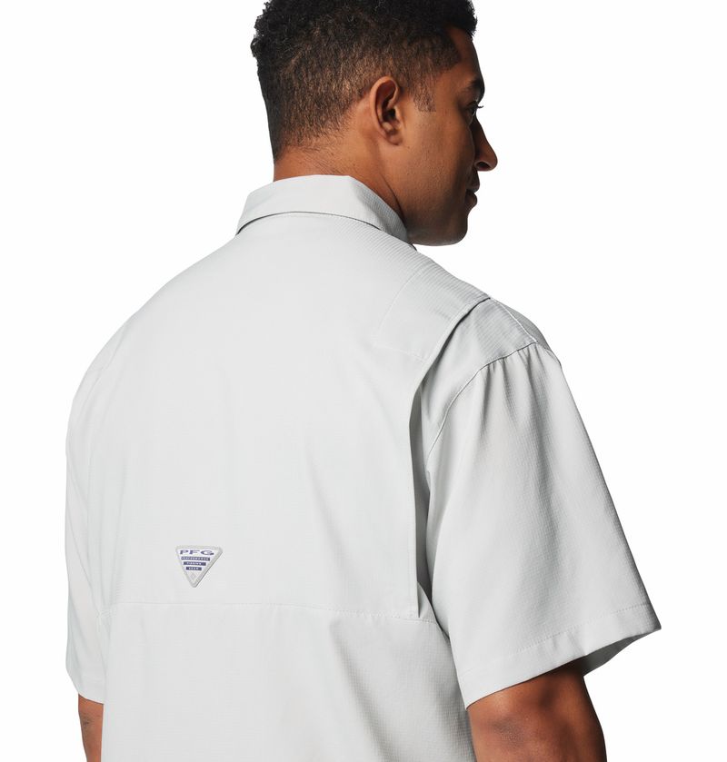 Camisa-Para-Hombre-Manga-Corta-Pfg-Tamiami™-Ii-Gris-Columbia