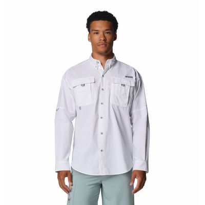 Camisa Para Hombre Manga Larga PFG Bahama™ II Blanca Columbia