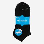 Medias-Unisex-6-Pack---No-Show-Pattern-Mesh-Negro-Columbia